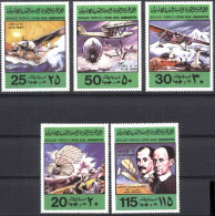 Mint Stamps Aviation Airplanes 1978 From Libya - Flugzeuge