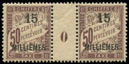 ** ALEXANDRIE - Taxe - 4, Paire Millésime "0": 15m. S. 50c. Lilas - Other