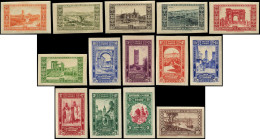 * ALGERIE - Poste - 87/100, Non Dentelés, Complet (87 Brunissure + 98/99 (*)): Centenaire De L'Algérie - Unused Stamps