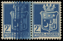 Delcampe - ** ALGERIE - Poste - 179, Paire, 1 Exemplaire Impression Très Maculée (normal *): 2f. Oran - Otros & Sin Clasificación