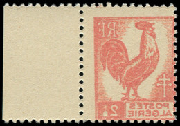 ** ALGERIE - Poste - 220, Impression Recto-verso: 2f. Coq (Maury) - Unused Stamps