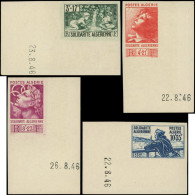 ** ALGERIE - Poste - 249a/ 52, Non Dentelé; Coins Datés: Oeuvres De Solidarité - Unused Stamps