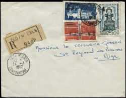 LET ALGERIE - Poste - France 1333 + 1337 + 1340, Surchargés "EA" Sur Lettre 24/7/62 - Cartas & Documentos