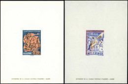 EPL ALGERIE - Poste - 501/02, 2 épreuves De Luxe: Aide Aux Sinistrés - Argelia (1962-...)