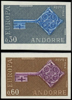 ** ANDORRE - Poste - 188/89, Non Dentelés: Europa 1968 - Andere & Zonder Classificatie