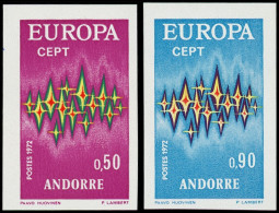 ** ANDORRE - Poste - 217/18, Non Dentelés: Europa 1972 - Andere & Zonder Classificatie