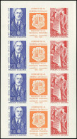 ** ANDORRE - Poste - 225A, Bloc De 4 Triptyque Non Dentelé: De Gaulle - Unused Stamps