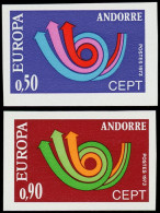 ** ANDORRE - Poste - 226/27, Non Dentelés: Europa 1973 - Autres & Non Classés