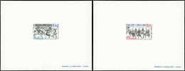 EPL ANDORRE - Poste - 292/93, 2 épreuves De Luxe: Europa 1981, Danses (Maury) - Other & Unclassified