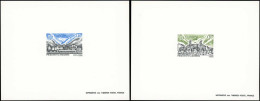 EPL ANDORRE - Poste - 348/49, 2 épreuves De Luxe: Europa 1986, Isards (Maury) - Autres & Non Classés