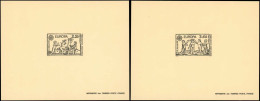 EPL ANDORRE - Poste - 378/79, 2 épreuves De Luxe: Europa 1989 (Maury) - Andere & Zonder Classificatie