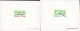EPL ANDORRE - Poste - 382/83, 2 épreuves De Luxe: Sanglier Et Triton (Maury) - Sonstige & Ohne Zuordnung