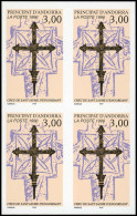 ** ANDORRE - Poste - 473, Bloc De 4 Non Dentelé, (non Répertorié): Croix De Saint Jacques - Andere & Zonder Classificatie