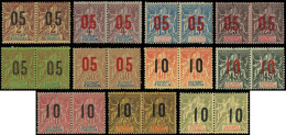 * ANJOUAN - Poste - 20Aa/30Aa, 11 Paires Horizontales, Chiffres Espacés Tenant à Normal - Unused Stamps