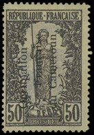 * CAMEROUN - Poste - 63a, Surcharge Ascendante, Signé Scheller, (brunissures Au Dos) - Unused Stamps