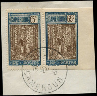 O CAMEROUN - Poste - 122a, Dentelé Tenant à Non Dentelé Accidentel Sur Fragment - Used Stamps