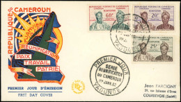 LET CAMEROUN - Poste - 329/31, Env. Illustrées, FDC: Réunification - Autres & Non Classés