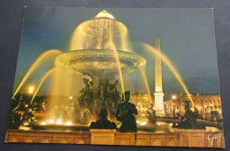 Paris - Fontaine De La Place De La Concorde - Editions "GUY", Paris - Plätze