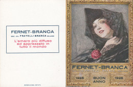 MAUZAN - Calendarietto FERNET BRANCA 1925 - Kleinformat : 1921-40