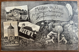 Molsheim 13/07/1913 - Achèvement De La Conduite D'eau - Feuerwehrfest - Fête Des Pompiers De La Région - Molsheim