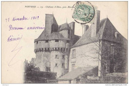 CPA  86 - POITIERS - Château D'Abin - Poitiers