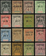 * CANTON - Poste - 17/32, Complet 16 Valeurs: Type Groupe - Unused Stamps