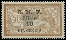 * CILICIE - Poste - 95, "S" De Piastres Espacé: 10p. S. 50c. Merson - Nuevos