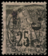 O CONGO - Poste - 4Ab, Surcharge Verticale, Signé Pavoille - Oblitérés