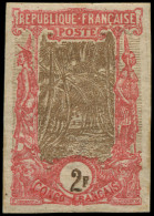 * CONGO - Poste - 40a, Non Dentelé: 2f. Carmin Et Brun - Unused Stamps