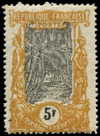 * CONGO - Poste - 41a, 5F Moutarde Et Noir Signé Calves (taches De Rouille) - Unused Stamps