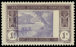 * COTE D'IVOIRE - Poste - 41b, Centre Très Déplacé à Gauche: 1c. Lagune - Otros & Sin Clasificación