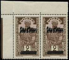 ** COTE D'IVOIRE - Poste - 88c, Paire Surcharge Doublée, Cdf (Maury) - Unused Stamps