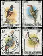 O COTE D'IVOIRE - Poste - 565A/65D, Oiseaux - Gebruikt