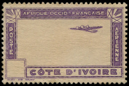 * COTE D'IVOIRE - Poste Aérienne - 15, Centre Et Valeur Absents, Gomme Non Originale - Unused Stamps