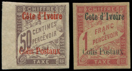 * COTE D'IVOIRE - Colis Postaux - 3/4, Signés Scheller: Surcharge II - Unused Stamps