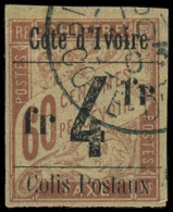 O COTE D'IVOIRE - Colis Postaux - 11a, Type XV, Sans Accent Sur Le "O" De Côte, Signé Scheller - Usados