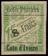 Delcampe - * COTE D'IVOIRE - Colis Postaux - 17, 8f. S. 15c. Vert - Ongebruikt