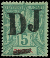 * COTE DES SOMALIS - Poste - 1, Signé: 5c. Vert - Unused Stamps
