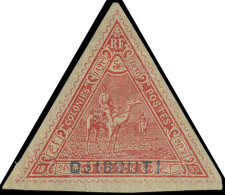 * COTE DES SOMALIS - Poste - 5, Signé Brun Et Roumet: 5f. Rouge - Unused Stamps