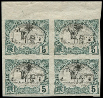 ** COTE DES SOMALIS - Poste - 56b, Bloc De 4 Non Dentelé (2ex. *): 5c. Mosquée - Unused Stamps