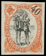 ** COTE DES SOMALIS - Poste - 61, Non Dentelé: 40c. Orange - Unused Stamps
