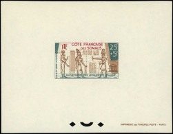 EPL COTE DES SOMALIS - Poste Aérienne - 37, épreuve De Luxe: Monuments De Nubie - Unused Stamps