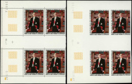 ** DAHOMEY - Poste Aérienne - 66, 2 Blocs De 4 CD, Dentelé + Non Dentelé: De Gaulle - Unused Stamps