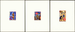 EPL DAHOMEY - Poste Aérienne - 160/62, 3 Epreuves De Luxe: Scoutisme - Unused Stamps