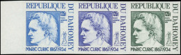** DAHOMEY - Poste Aérienne - 208, Bande De 3 Essais De Couleur Différents: Marie Curie - Altri & Non Classificati