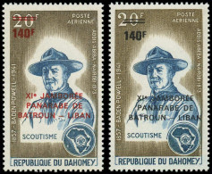 ** DAHOMEY - Poste Aérienne - 214, Non émis Surcharge Noire + Normal: Baden Powell - Neufs