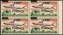 ** DAHOMEY - Colis Postaux - 11, Bloc De 4, Surcharge Barre à Cheval - Unused Stamps