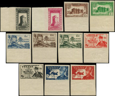 ** FEZZAN - Poste - 43/53, Non Dentelés, Complet (Maury) - Unused Stamps