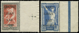 ** GRAND LIBAN - Poste - 20b + 21c, "G" Maigre, Bdf: Jeux Olympiques De Paris 1924 - Unused Stamps