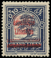 ** GRAND LIBAN - Poste - 84a, Double Surcharge: 0p.10 Violet - Nuevos